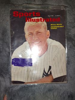 Sports illustrated Mickey Mantle magazine