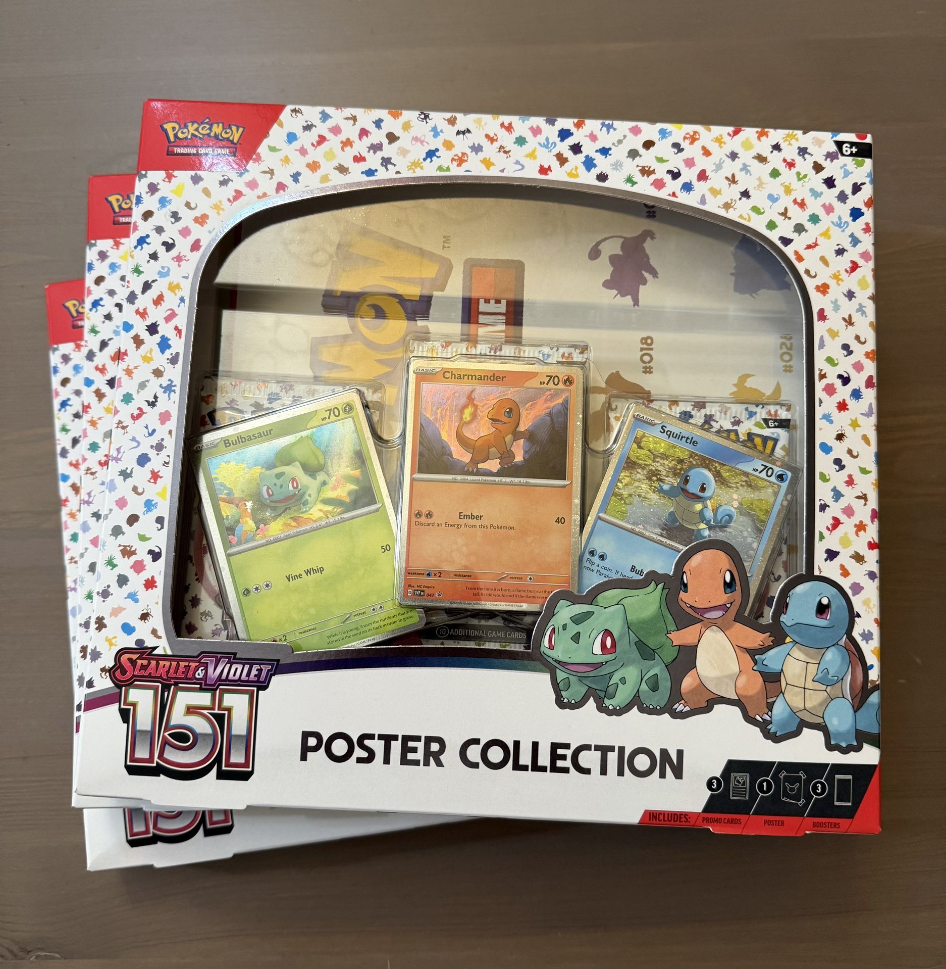 Pokemon 151 Poster Collection 3-pack