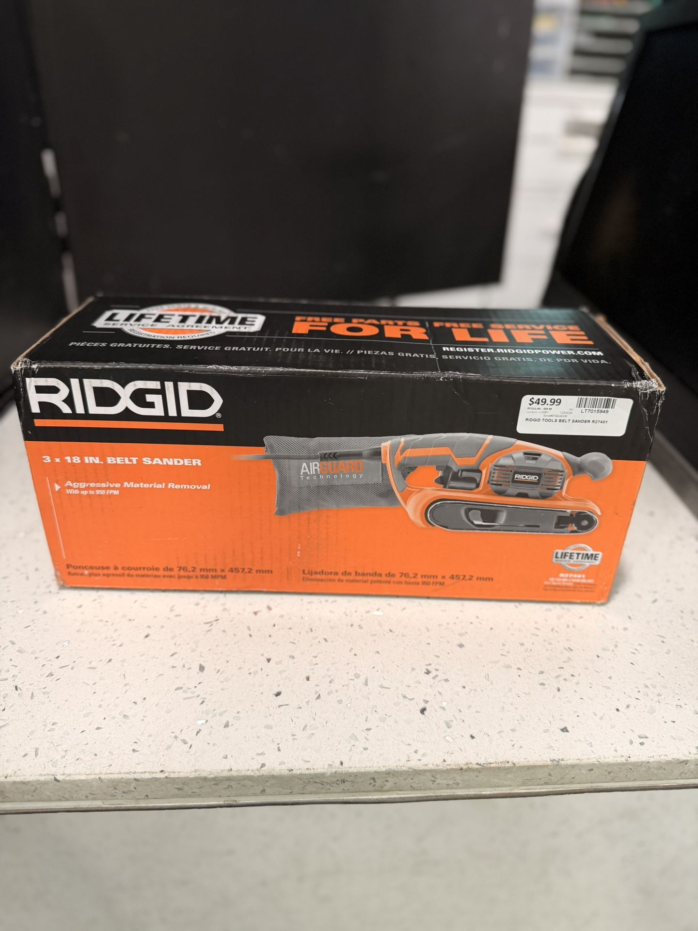 Ridgid Belt Sander For Sale!