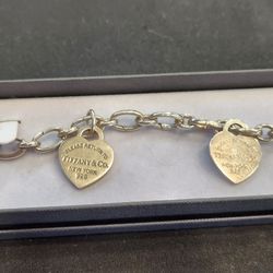 925 8" Tiffany Bracelet 