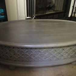Hand-crafted gray Coffee Table 
