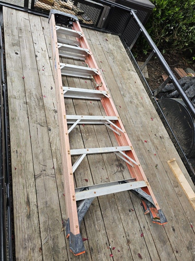 Werner 8' Fiberglass Step Ladder