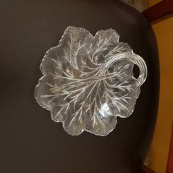 Vintage Glass Candy Dish