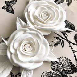 3D roses branch for invitation box /suite 