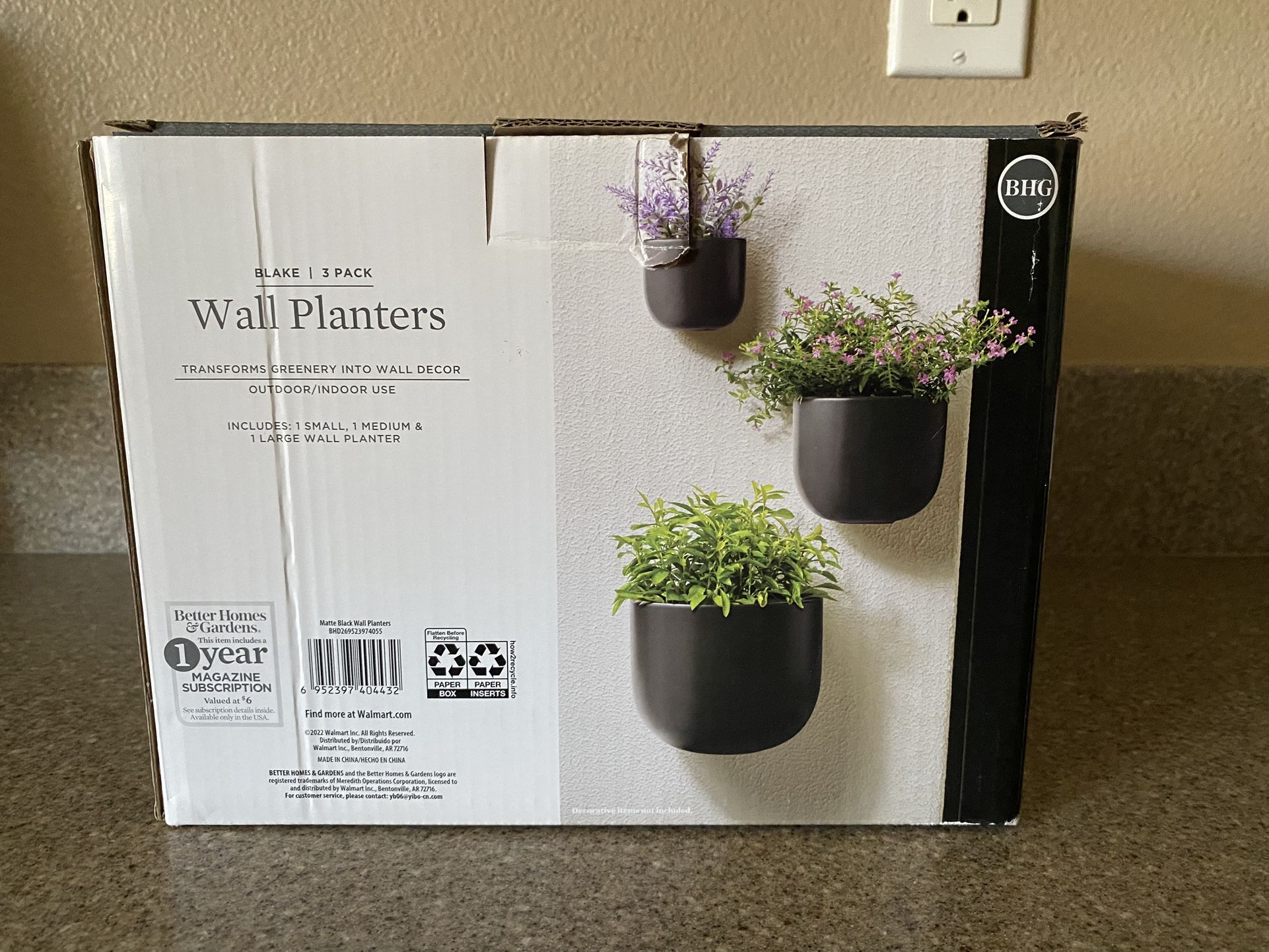 Better Homes & Gardens Wall Planters