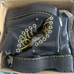 Black Dr. Martens Jadon Max platform boots (womens)