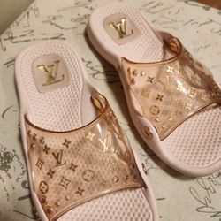 Like New LV Pool Slides