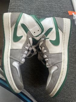 Nike Jordan Mid Se Green And Grey 9.5