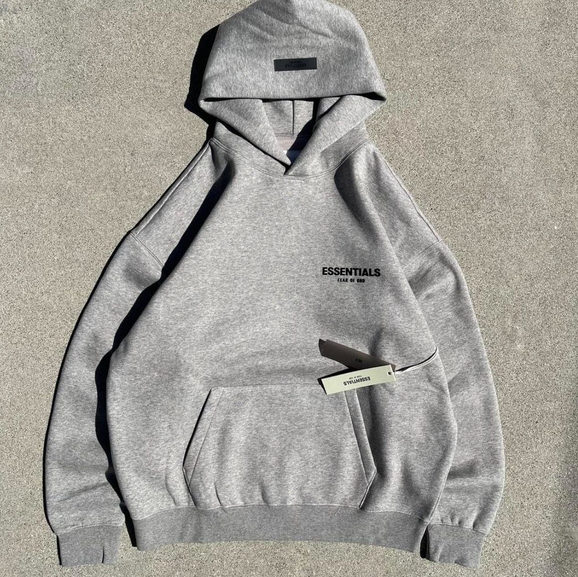 Essentials Hoodie Dark Oatmeal