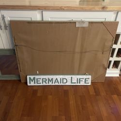 Two Mirror Set With Mermaid Sign 