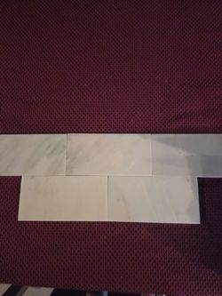 Daltile First Snow Marble Subway Tile