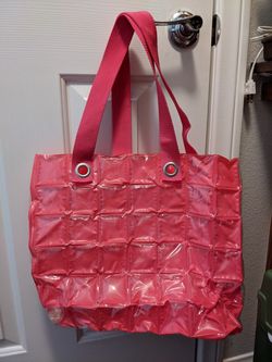 Hot pink bubble cooler beach bag new