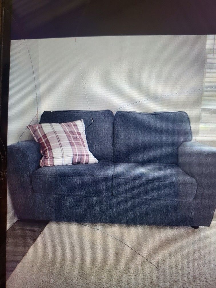 Couch Set & Full Size Mattress with Frame