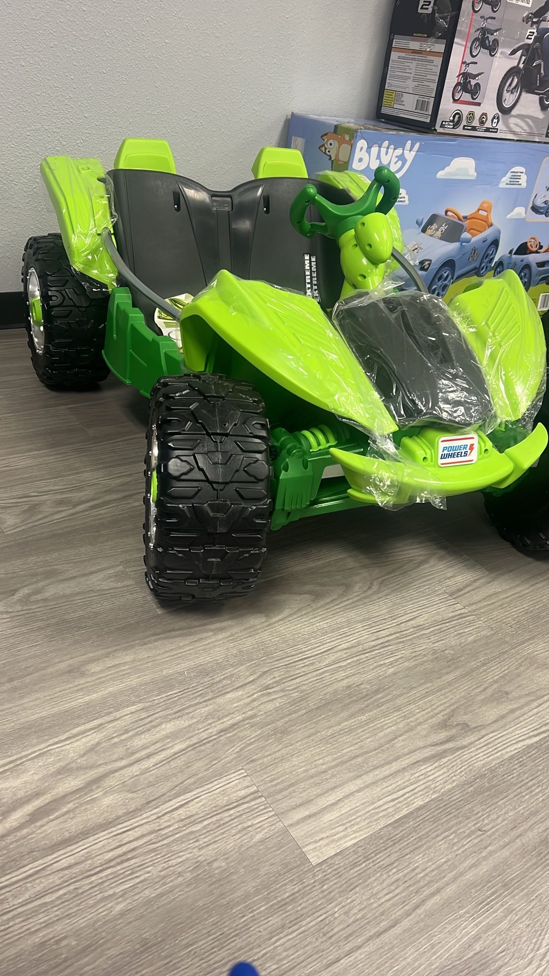 Power Wheels Dune Racer Extreme Green 12V Ride-On Toy for Kids