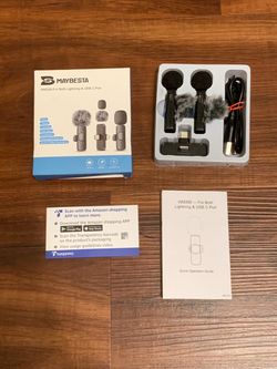 MAYBESTA WM356 Wireless Microphone for Lightning & USB-C