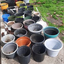 Various sizes Planting Pots (over 60) - $75 all