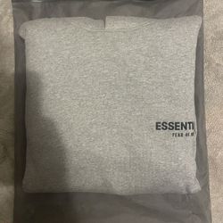 Essentials Dark Oatmeal Fleece Hoodie