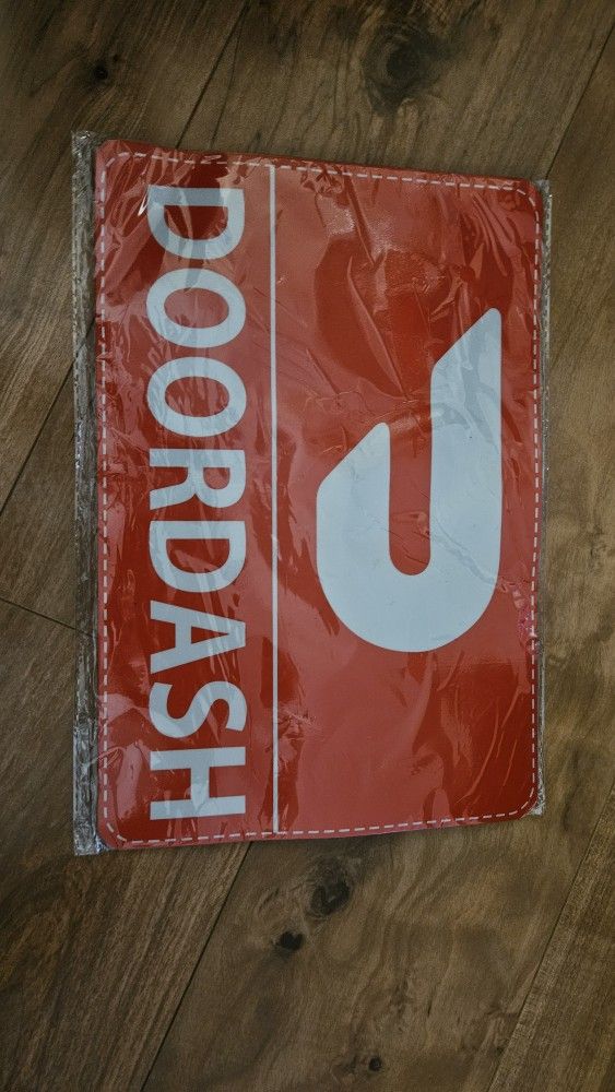 2 Doordash Magnet Delivery Signs 