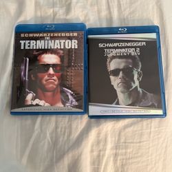 Terminator 1 and 2 Bluray Movies