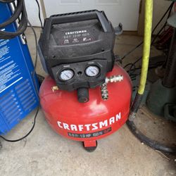 CRAFTSMAN 6 gal Pancake Portable Air Compressor 150 psi 0.8 HP
