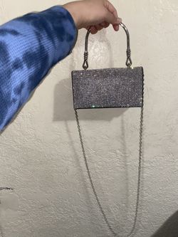 Rhinestone Hand Purse