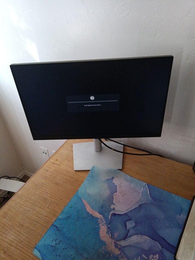 3 Black Dell Monitor