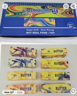 Colorful butter