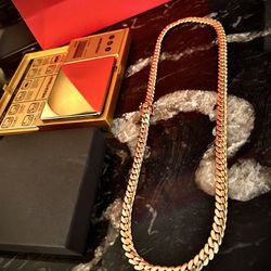Solid 10k Gold Miami Cuban Chain Extreme Luxury Piece!
