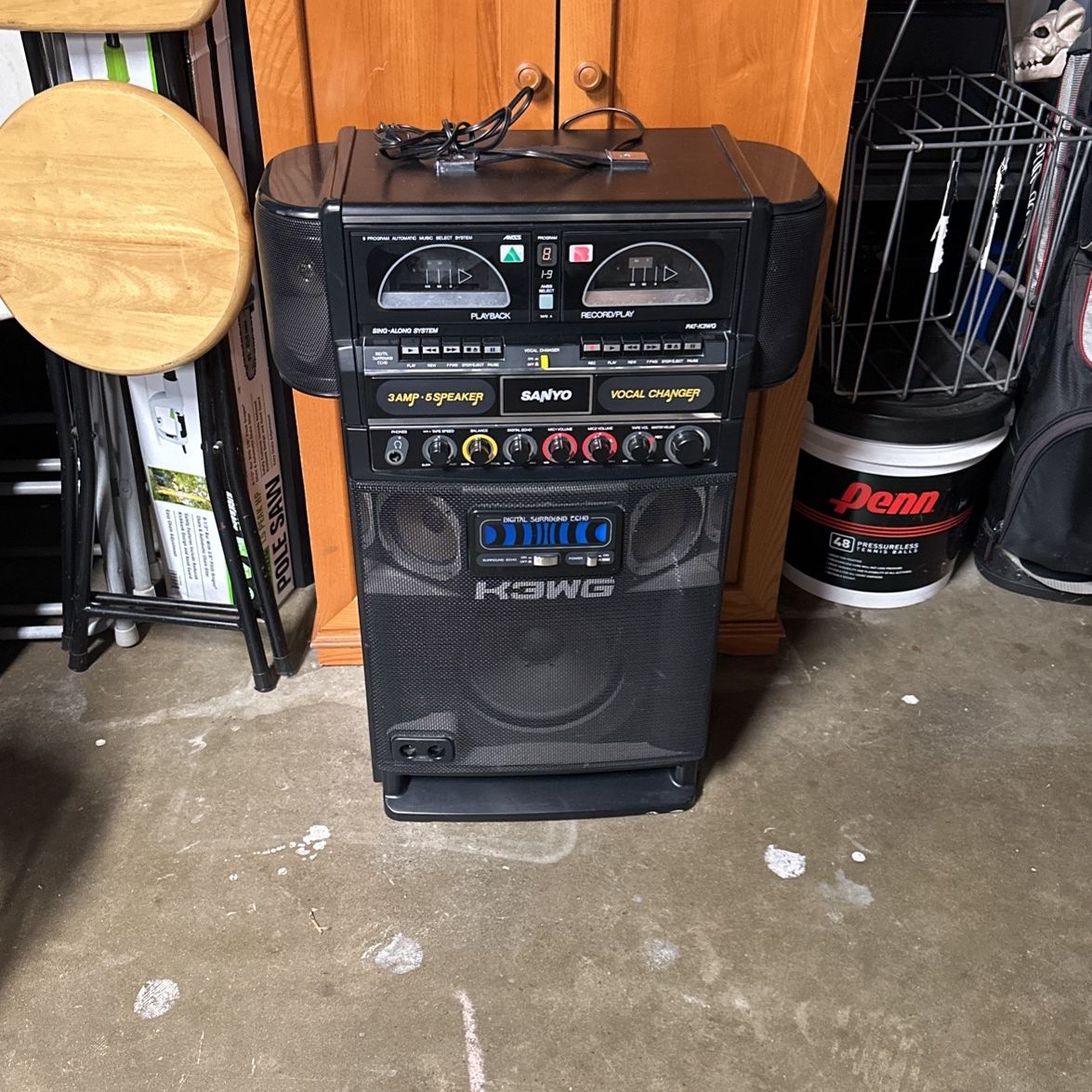 Vintage Sanyo Karaoke Machine for Sale in North Highlands, CA