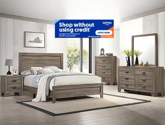 4pcs King Bedroom Set With Ortho Mattress Included