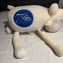 Vintage Serta Mattress 75th Anniversary Counting Sheep Plush Giant Jumbo Huge