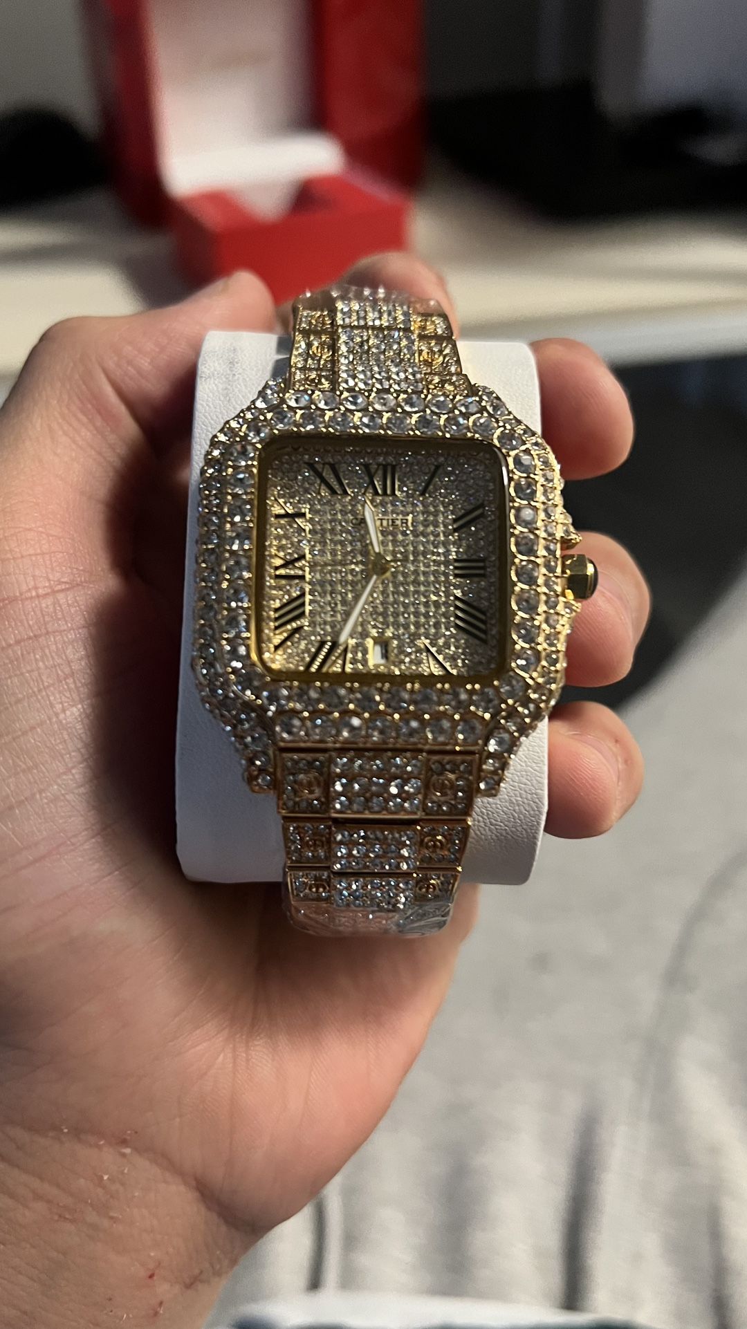 Moissanite Ice Out Designer Man Watch