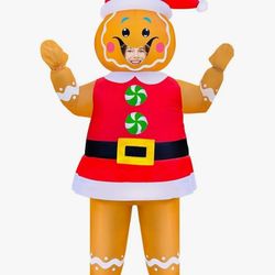 Adult Inflatable Gingerbread Costume 