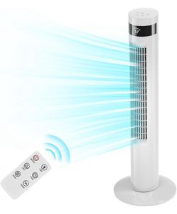 Antarctic Star Tower Fan Portable Floor Fans 85°Oscillating Fan 36"