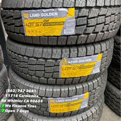 LT 245/75R16 Land Golden Todo Terreno A/T New Set of Tires Installed and Balanced Set de Llantas Nuevas Instaladas y Balanceadas