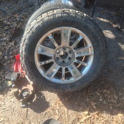 1 Mickey Thompson Baja Legend Xp Tire And 6 Lug Chevy Rim 