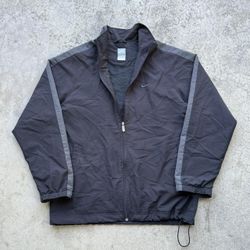 Vintage Nike Swoosh Embroidered 1/4 Zip Pullover Windbreaker Jacket 