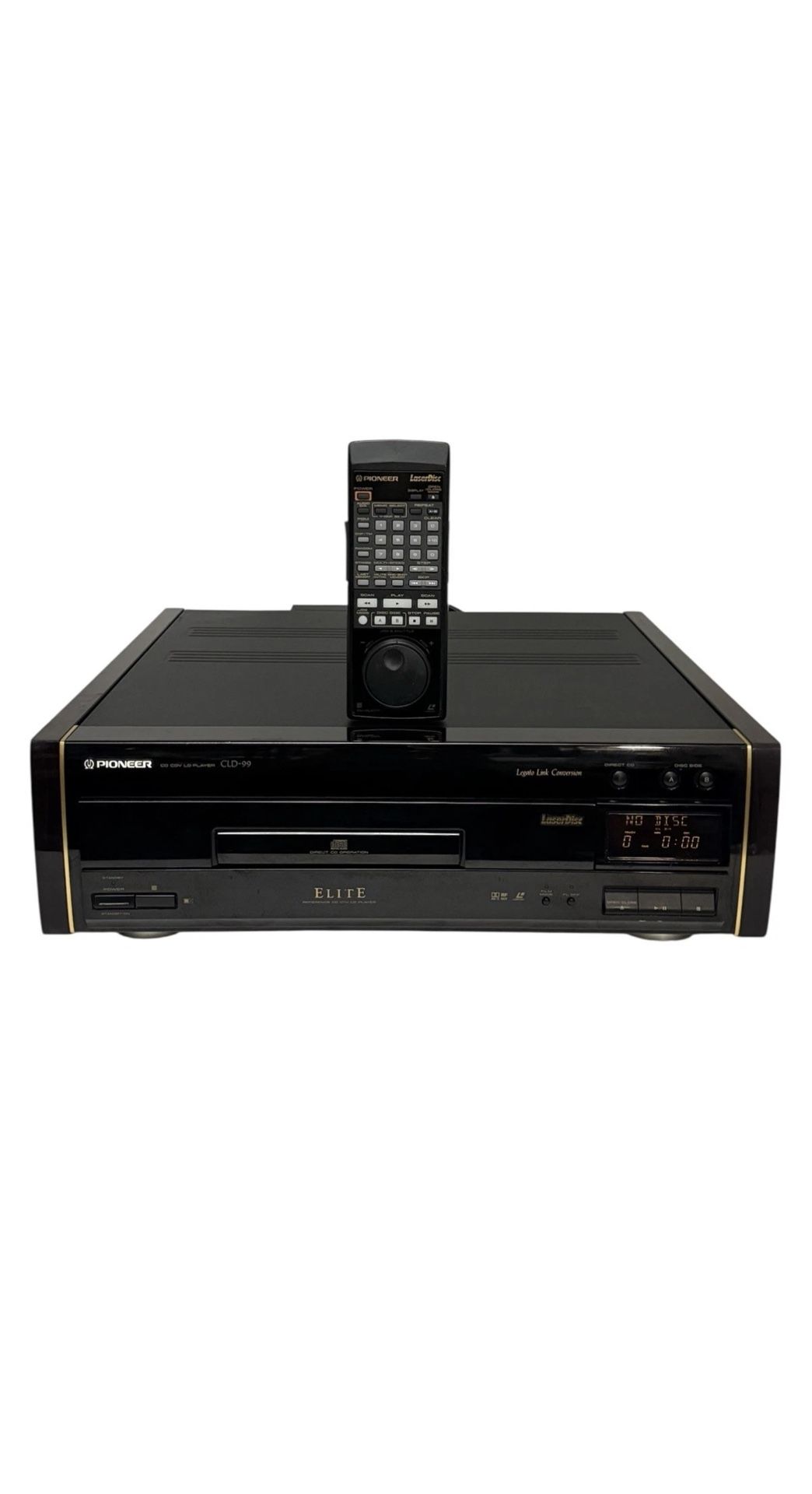 Vintage Pioneer CLD-99 Elite CD / CDV / Laser Disc Player with Remote ~ WORKING