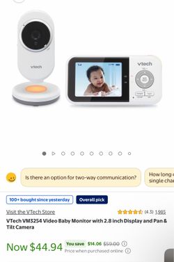 Vtech baby monitor