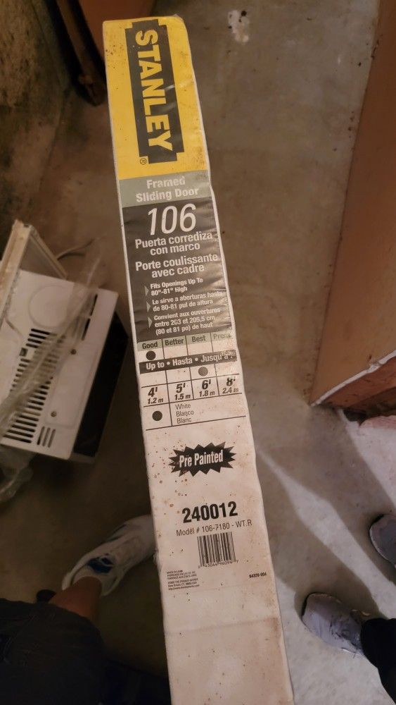 4' Stanley Sliding Doors Brand New Pickup In Meriden