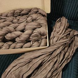Brown Cheesecloth Table Runners