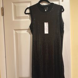 Black Sequence Dress , Size XL, New with Tags!!!