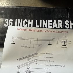 Linear Shower Drain
