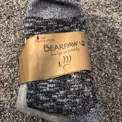 Bearpaw 3 Pairs Boot Socks - Women’s 5-10, NEW