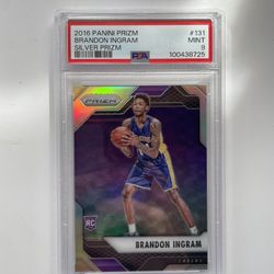 2016-17 Panini Prizm - MINT PSA 9 Silver Prizm #131 Brandon Ingram (RC)