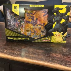 Pikachu & Zekrom tag team premium collection 