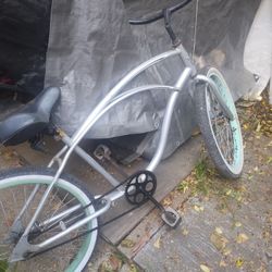 Electra Medium Steel Beach Cruiser Single Spd Bike Rides Great 💯
