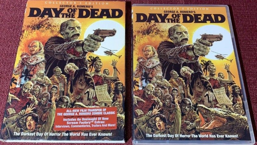 Day Of The Dead Scream Factory DVD With Slipcover