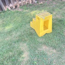 Heavy Duty Plastic Tres Step Ladder 