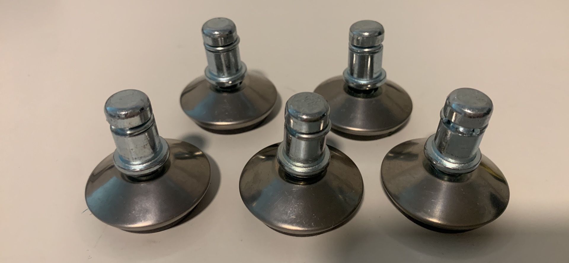 5PCS Chair Stool Wheels to Fiexed Stationary Foot